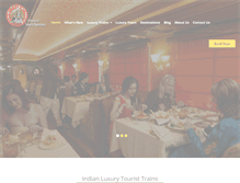 Tablet Screenshot of luxurytouristtrains.net